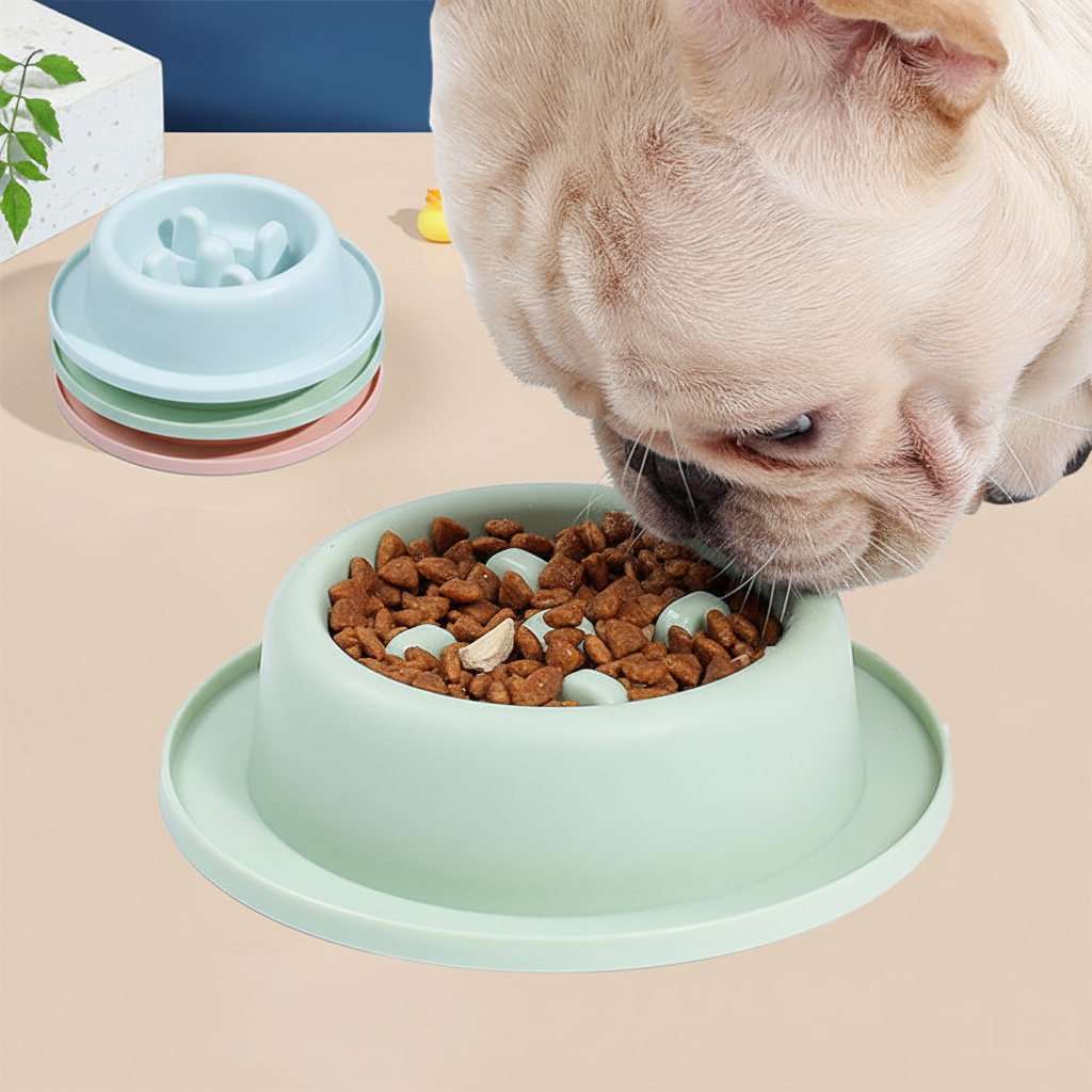 Chien fond beige
