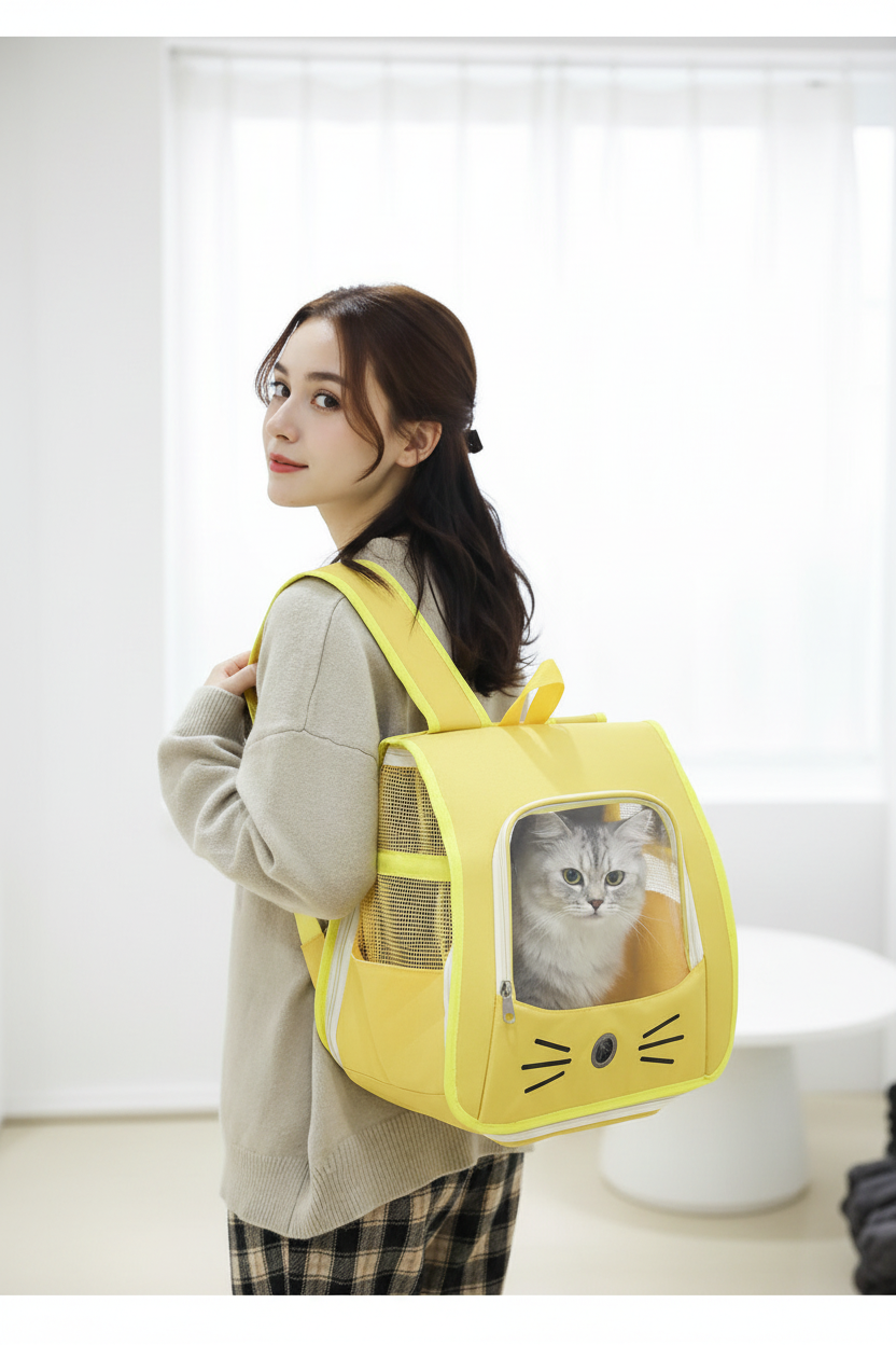 Femme française – sac jaune