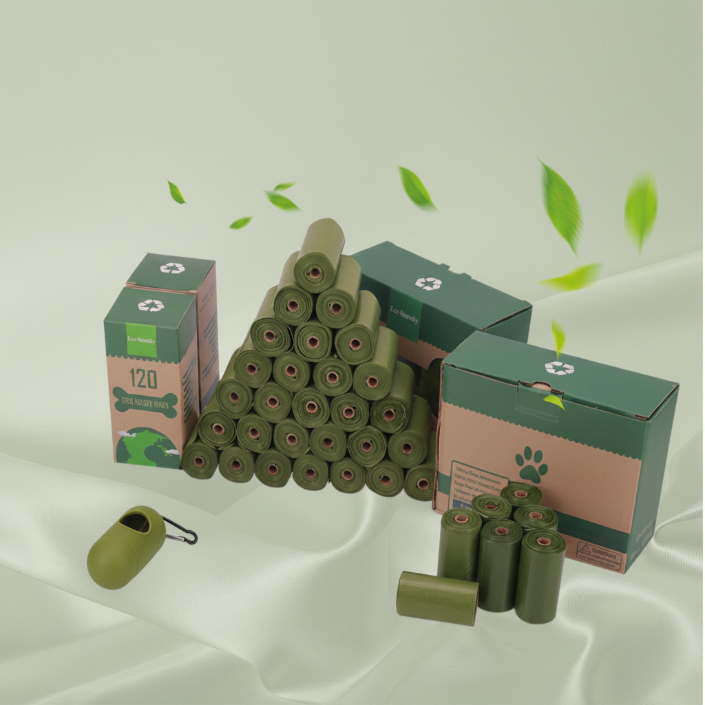 Pyramide de rouleaux fond vert sauge