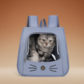 Sac transport chat fond terracotta